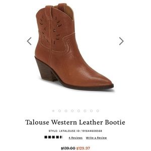 Lucky Brand cowgirl leather boots